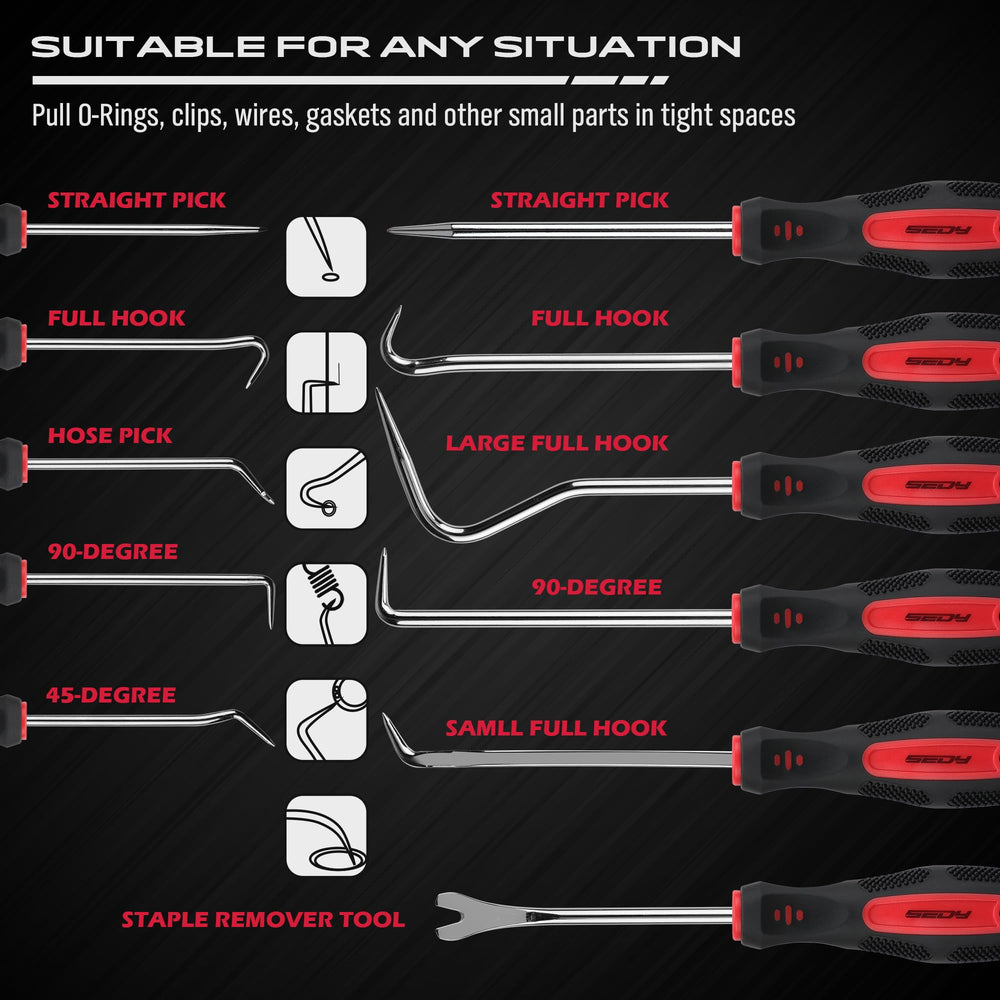 SEDY cotter pick helps remove stubborn fasteners with control