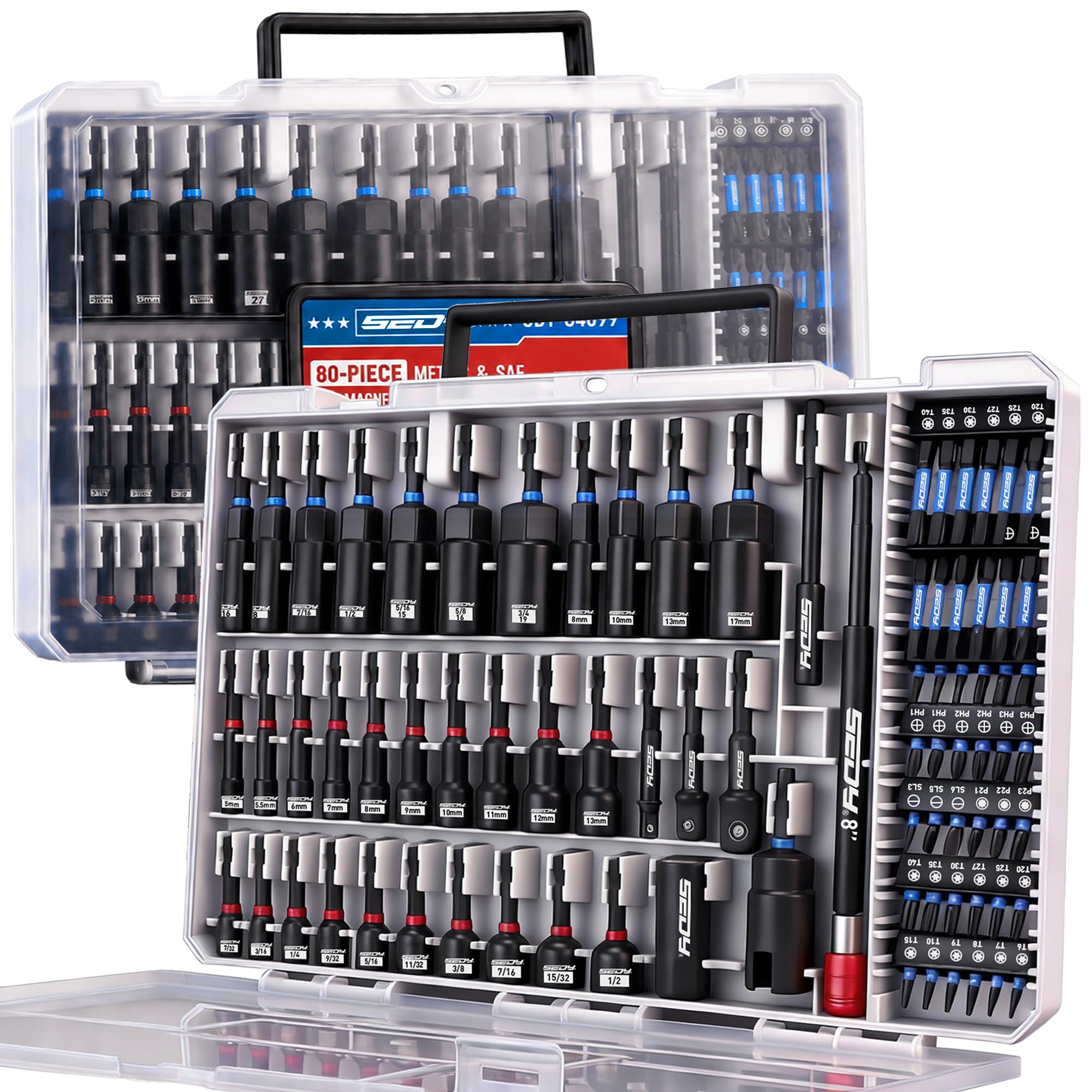 SEDY front case open showing organized kit for fast access