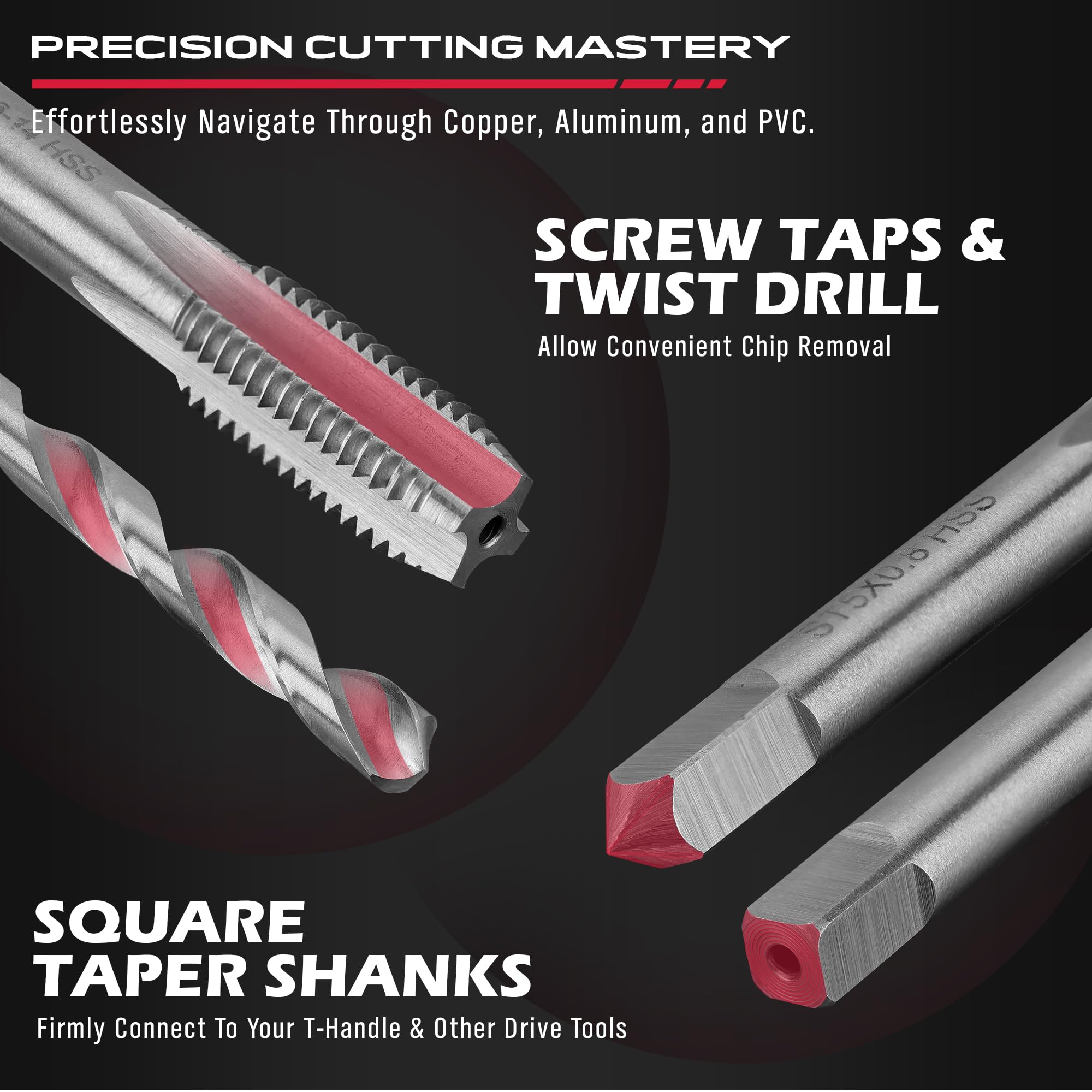SEDY Helicoil kit metric and SAE sizes provide broad compatibility for repairs