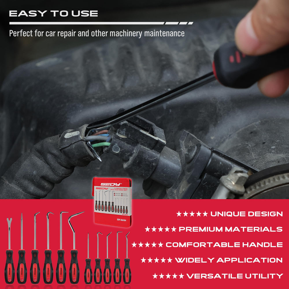 SEDY hose pick protects delicate hoses during O-ring work