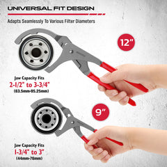 SEDY slip joint 5 position wrench adjusts to various filter sizes efficiently