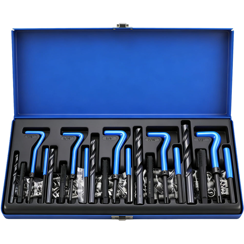 SEDY SAE thread repair kit case shown for organized on-site repairs
