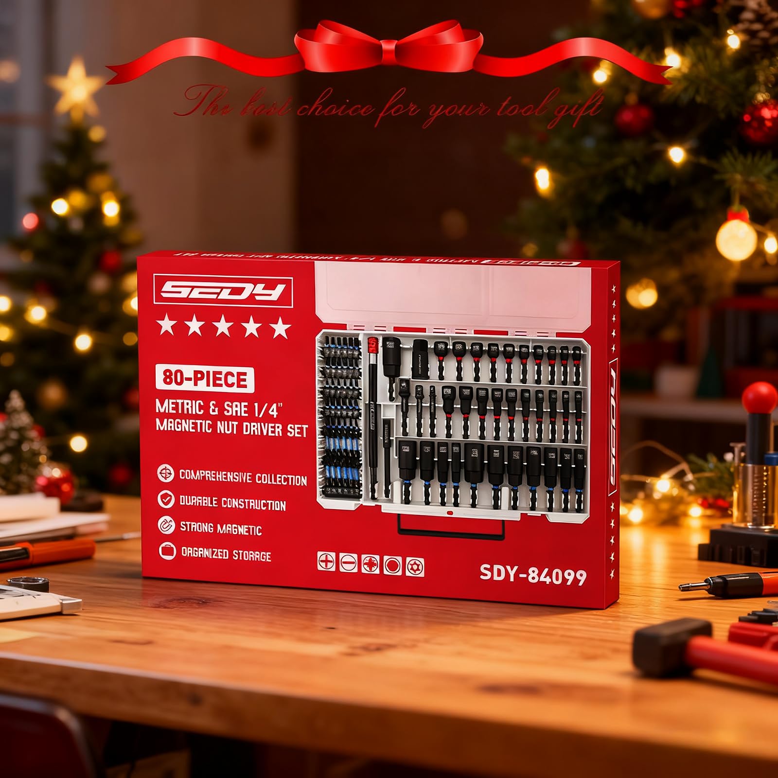 SEDY storage box closed durable case protects tools on the go