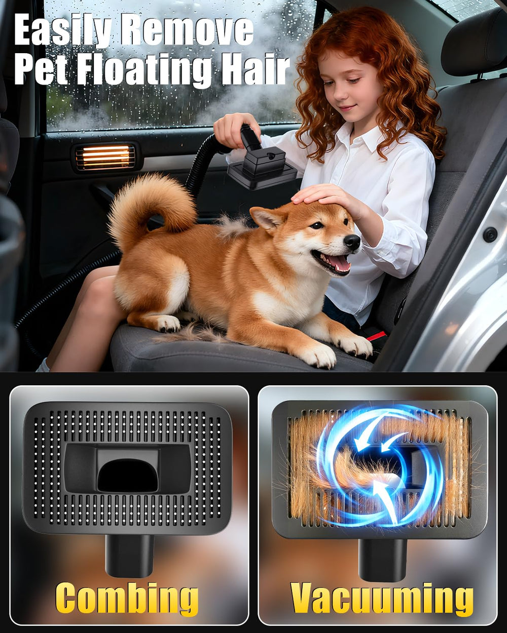 SEEDUSTRY lightweight cordless design supports easy in-car cleaning