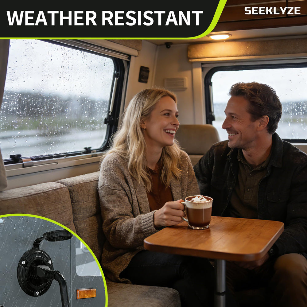 Seeklyze RV/camper/boat applications for outdoor electrical needs