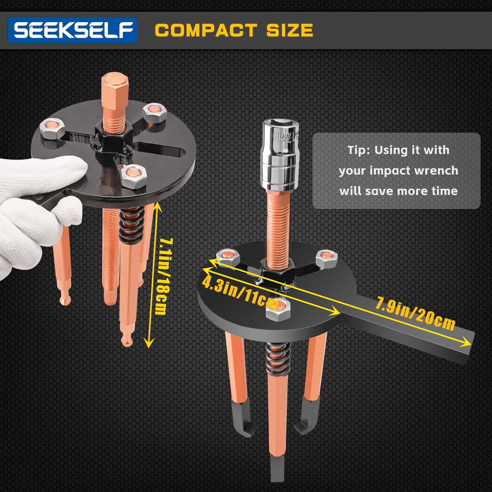 SEEKSELF storage box and manual emphasize easy organization and quick setup