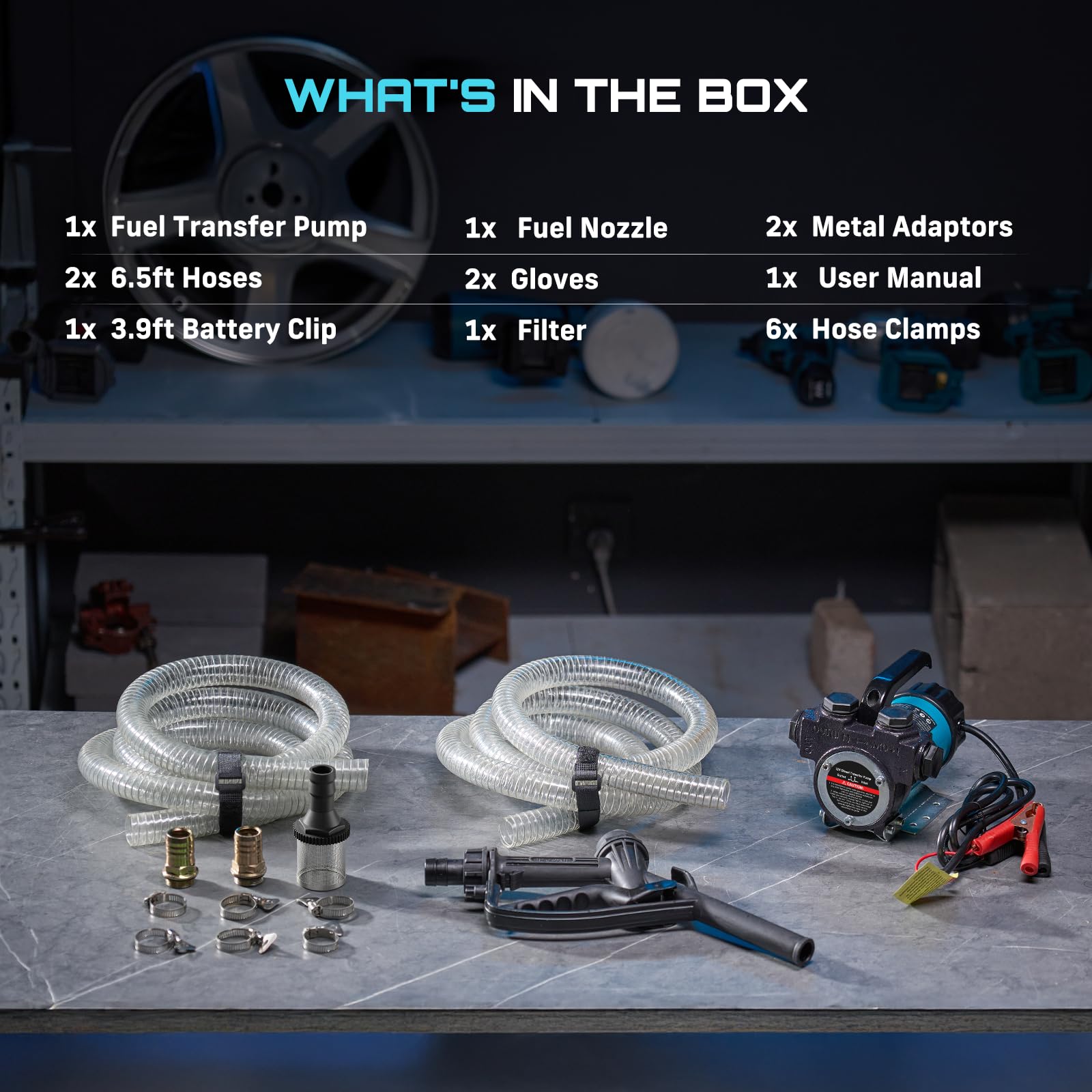 SEESII diesel transfer pump portable DC motor enables on-the-go fueling