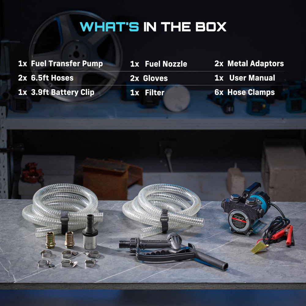 SEESII diesel transfer pump portable DC motor enables on-the-go fueling