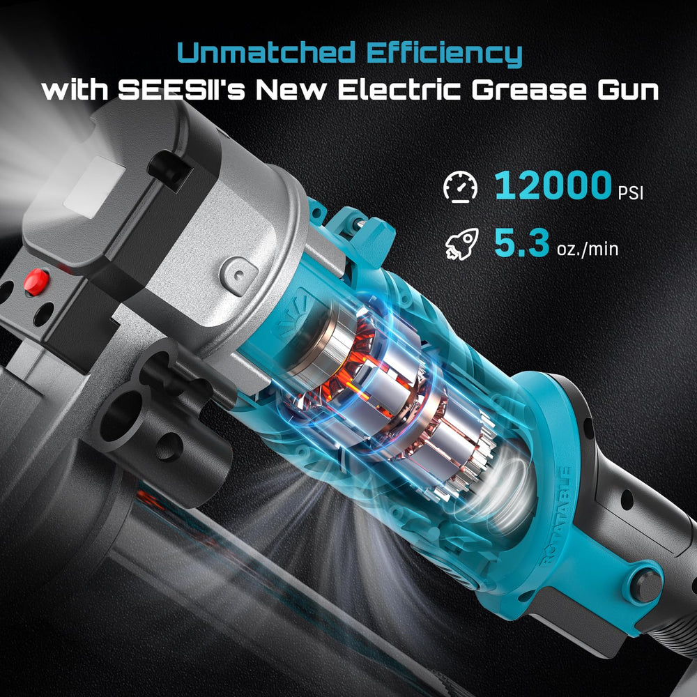 Seesii cordless unit features dual 2.0Ah batteries for longer work sessions.