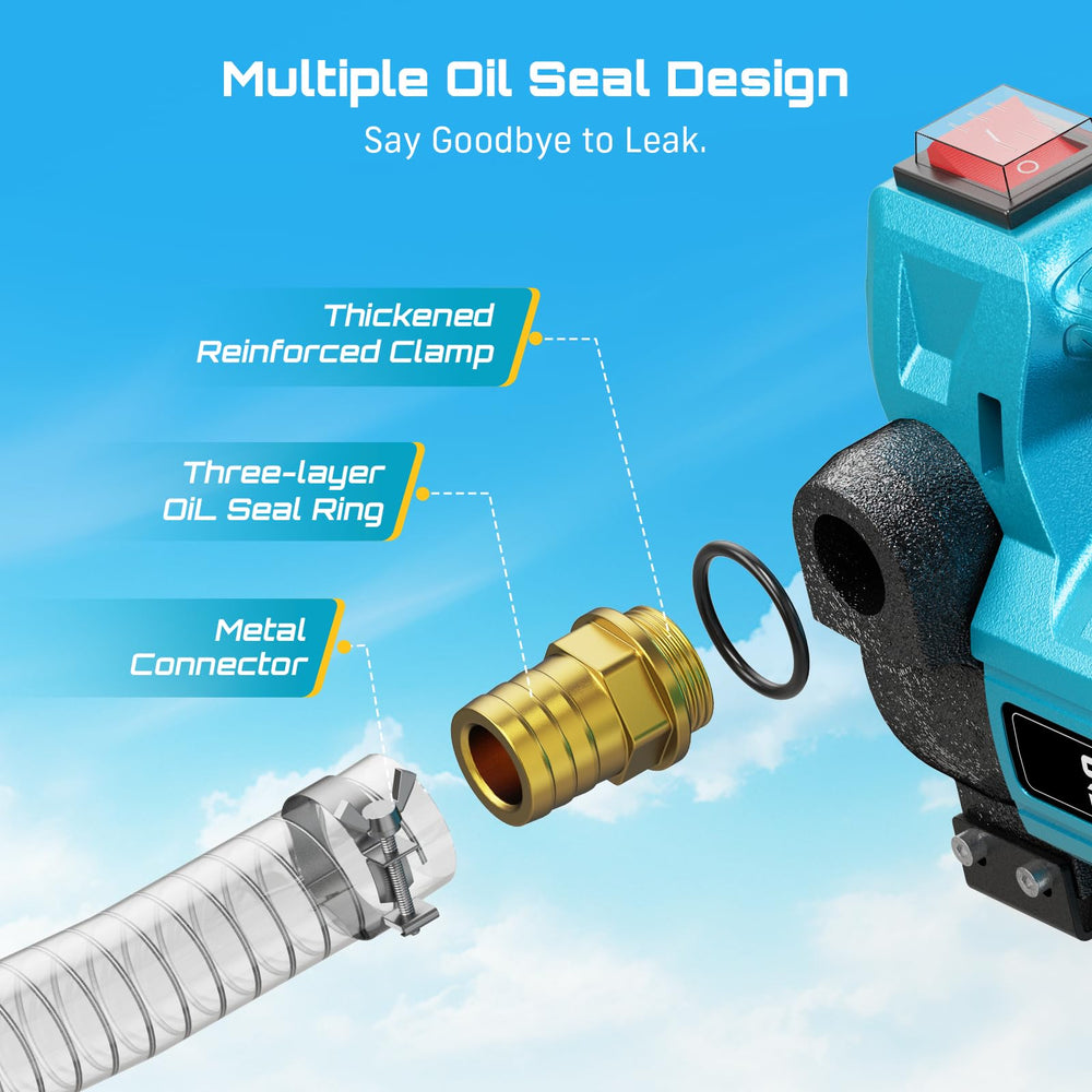 SEESII hoses, filter, and clamps ready for use