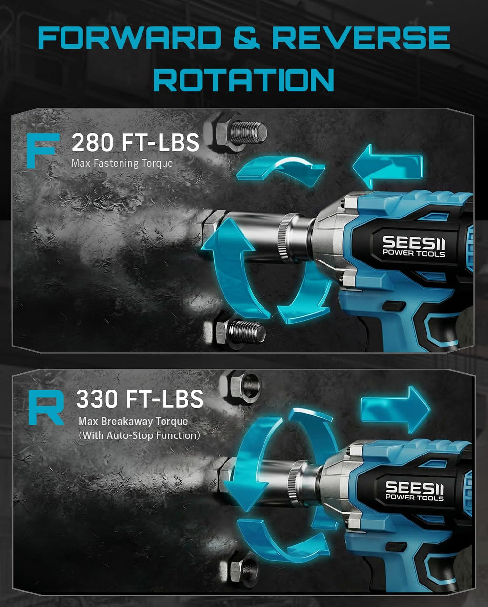Seesii four CR‑V sockets laid out showing included size options for wheels