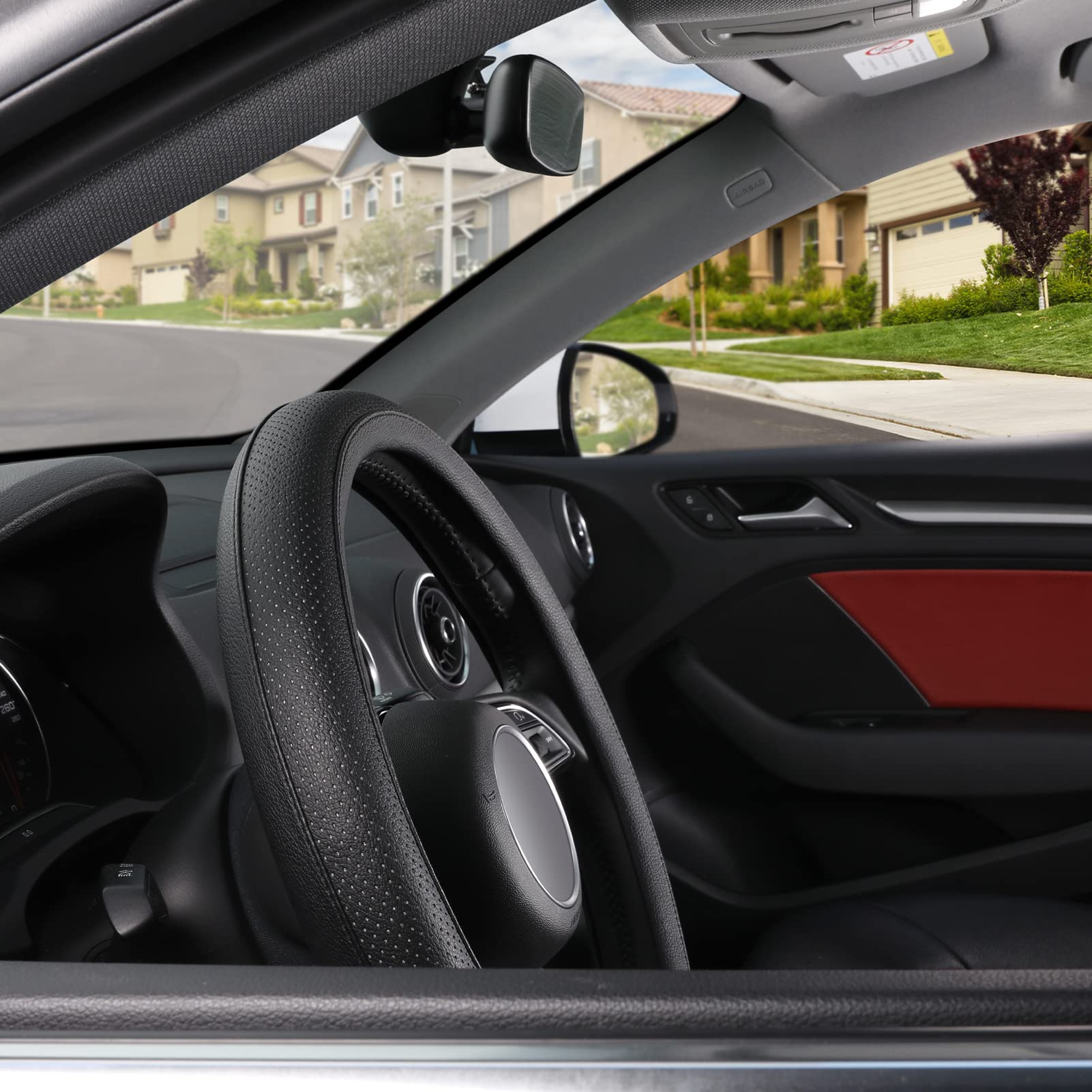 Easy install: warm up, slip on, fits standard 14-14.25 inch wheels.