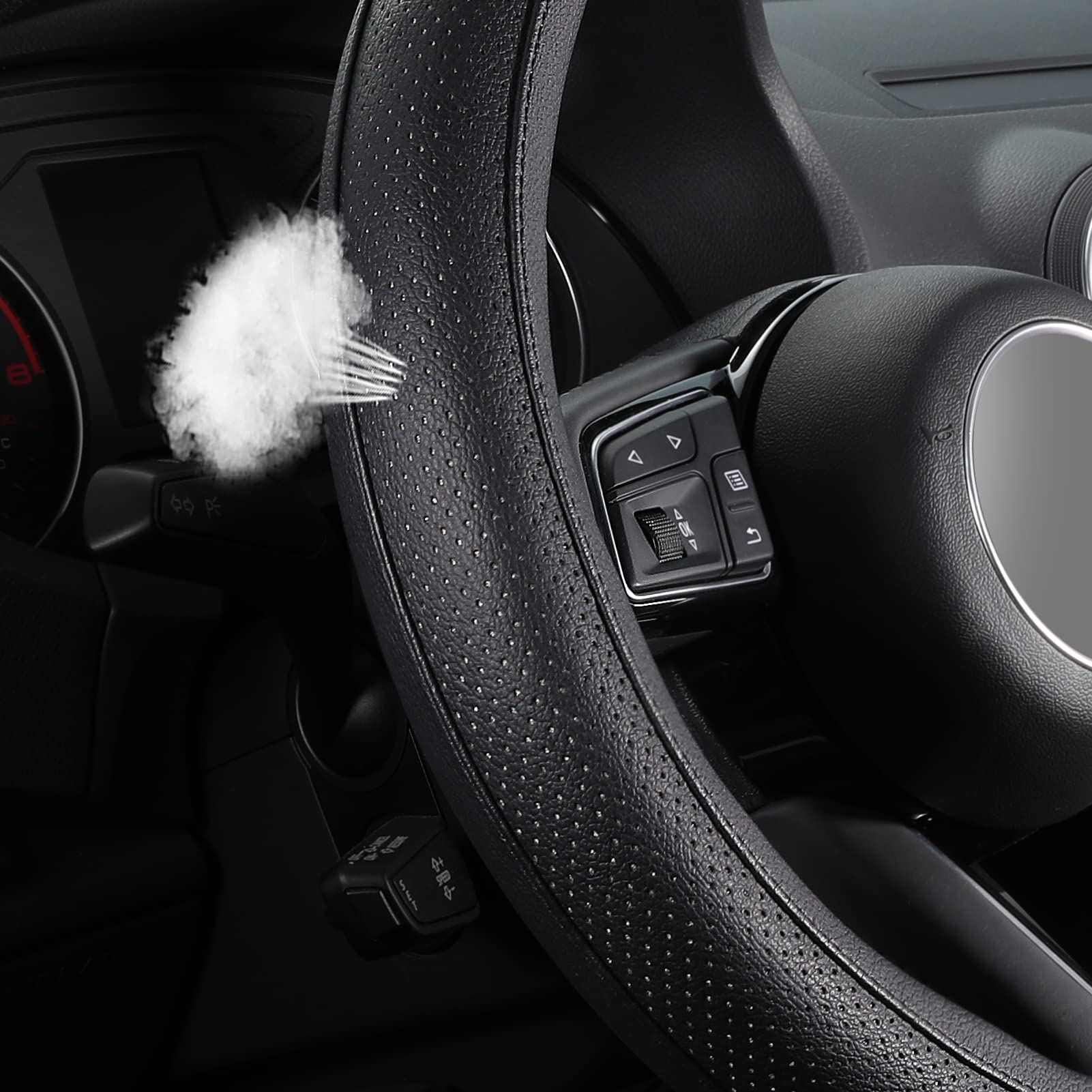 Soft microfiber reduces fatigue for a more pleasant driving experience.