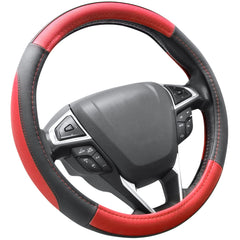 SEG Direct steering wheel cover installation shows quick slip-on fit for universal size.