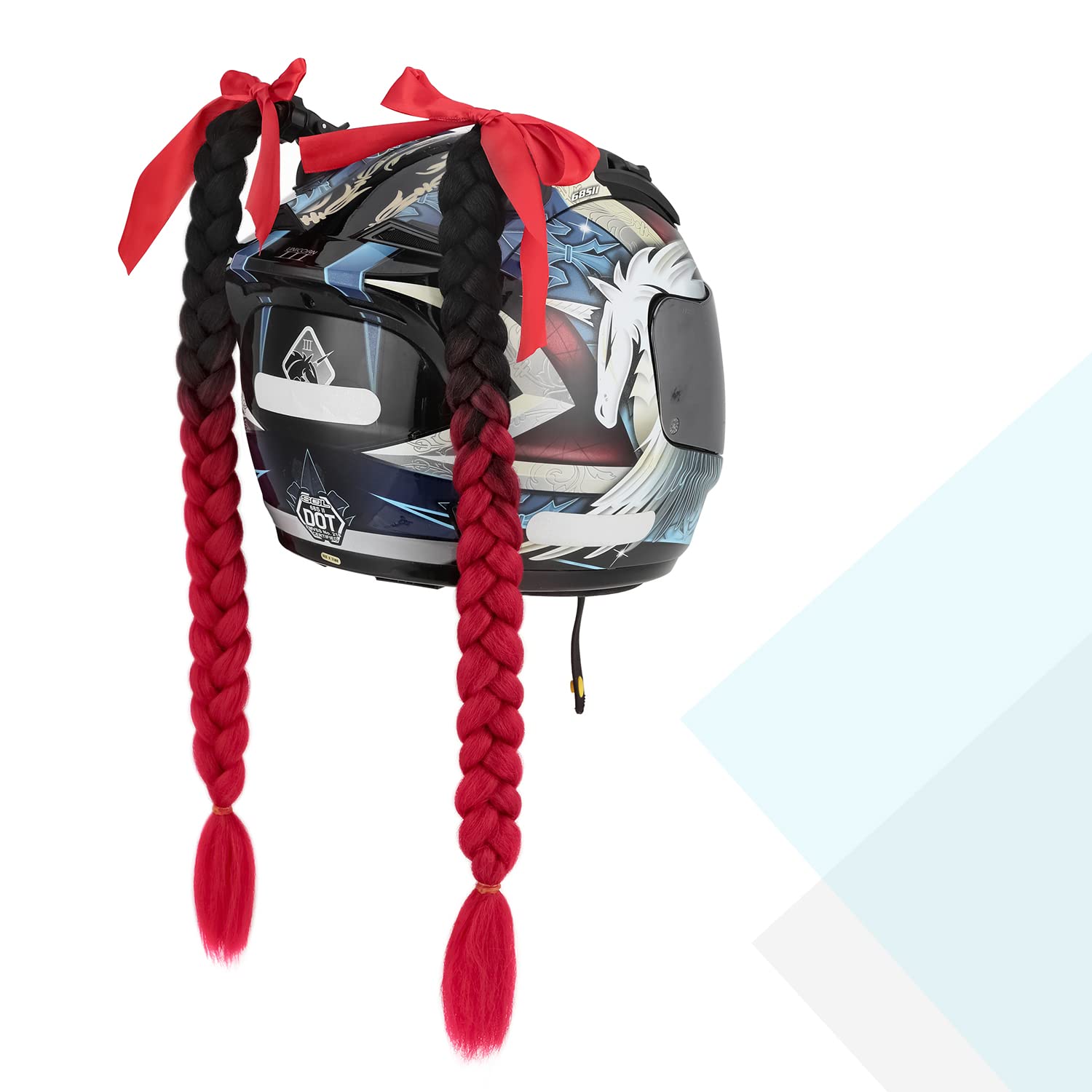 SEGO stylish helmet decor braids enhance any helmet look.