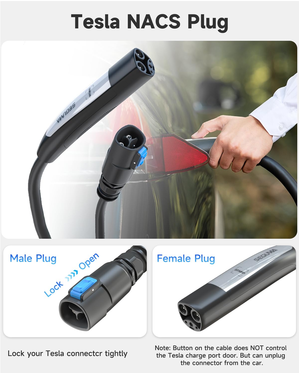 SEGUMA extension works with Destination Chargers for location versatility