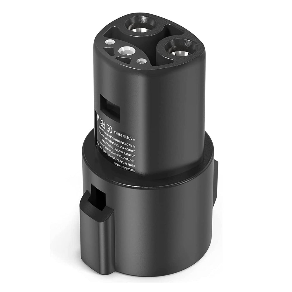 SEGUMA J1772 to Tesla adapter at home charging post, convenient backup option