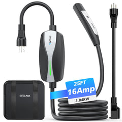 SEGUMA Level 1/2 Tesla Charger front view for convenient home charging of Tesla models