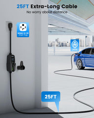 SEGUMA SAE J1772 connector enables broad EV compatibility across popular models.