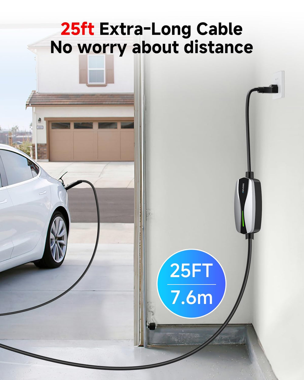 SEGUMA wireless door control simplifies opening the Tesla charging port.