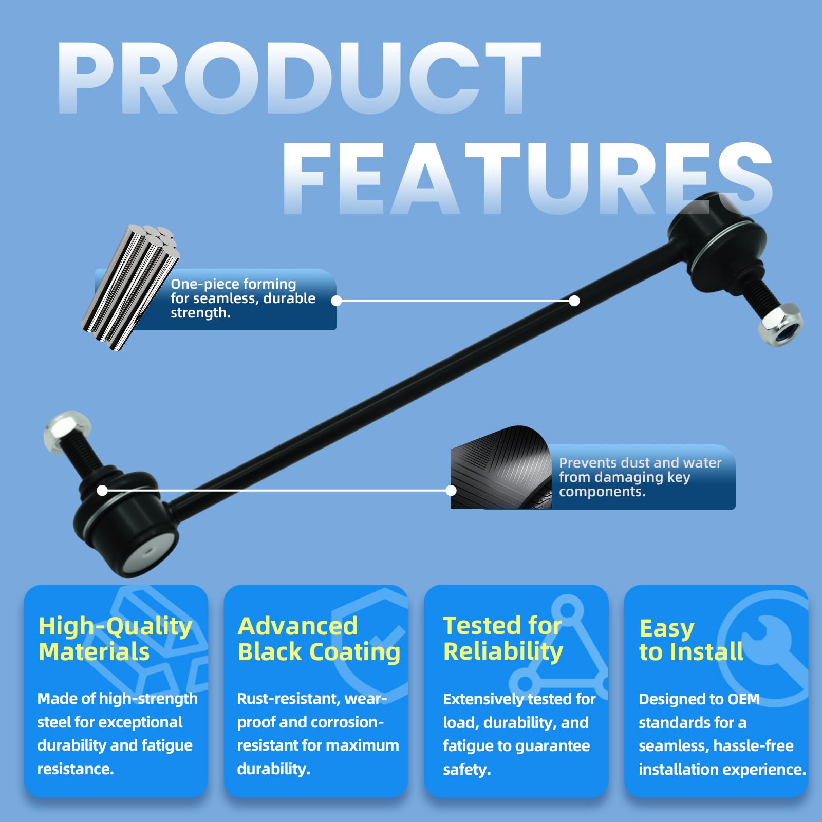 SegurVelo precision-machined alloy K750691 end link ensures consistent performance