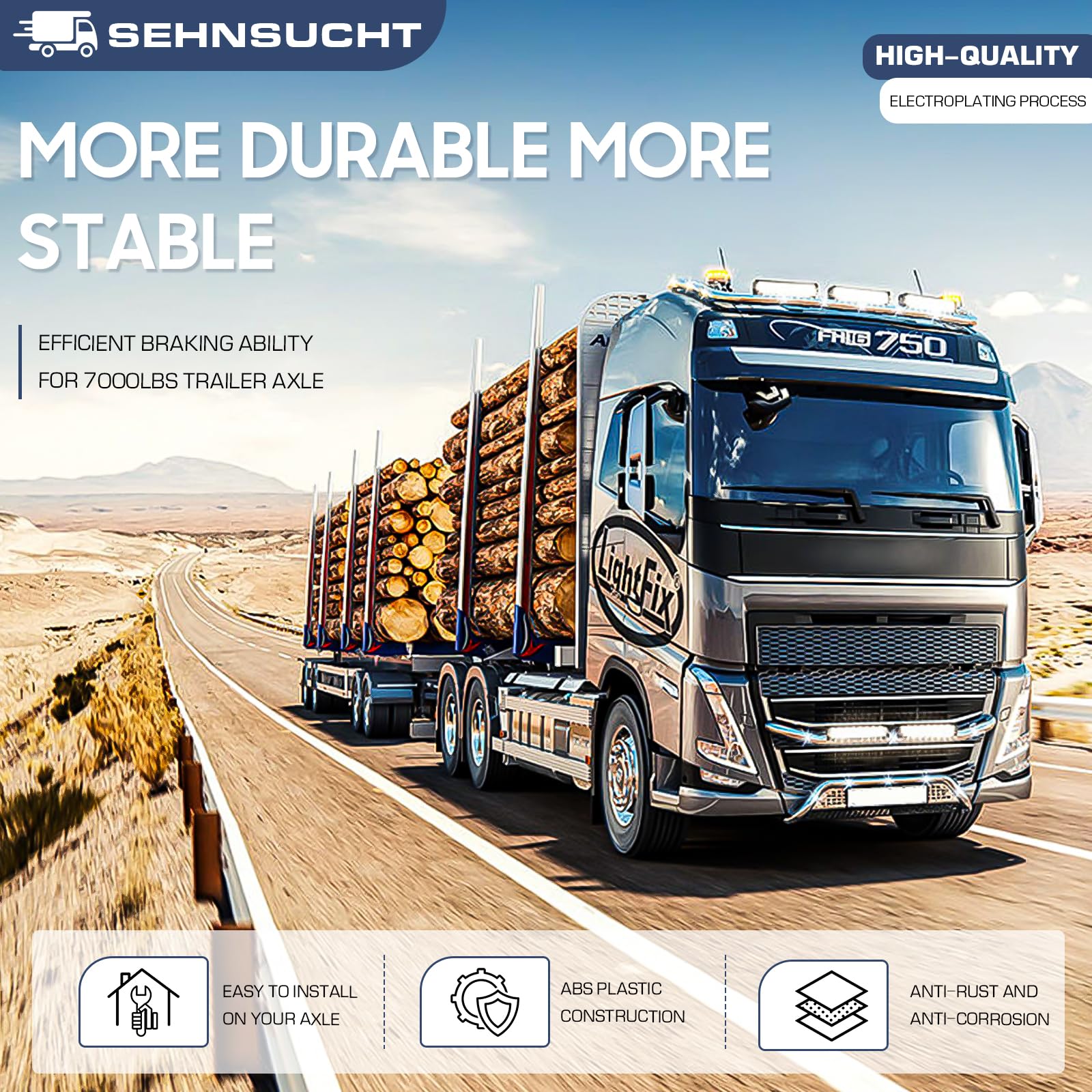 SEHNSUCHT electromagnetic brake assembly ready for installation