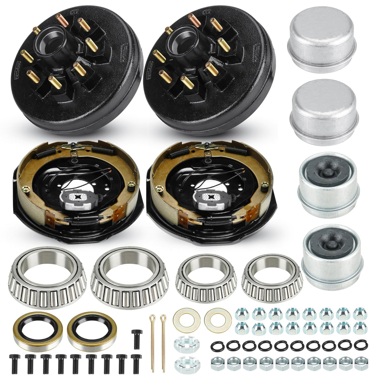 SEHNSUCHT left electromagnetic brake for trailer axle with enhanced stopping reliability