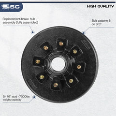 SEHNSUCHT right electromagnetic brake for trailer axle balanced braking
