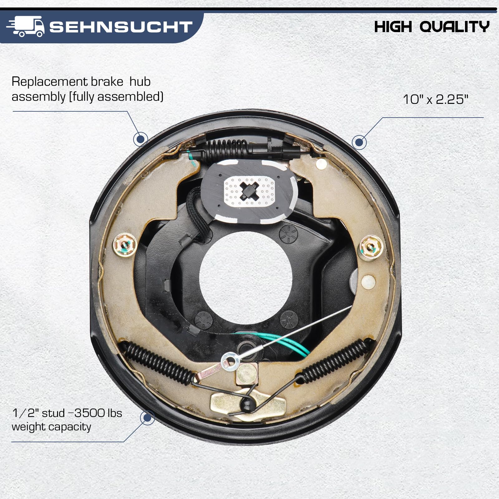 SEHNSUCHT 4-5 bolt circle detail shows precise mounting pattern.