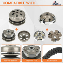 SEHNSUCH 743 belt with high heat resistance for longer belt life.