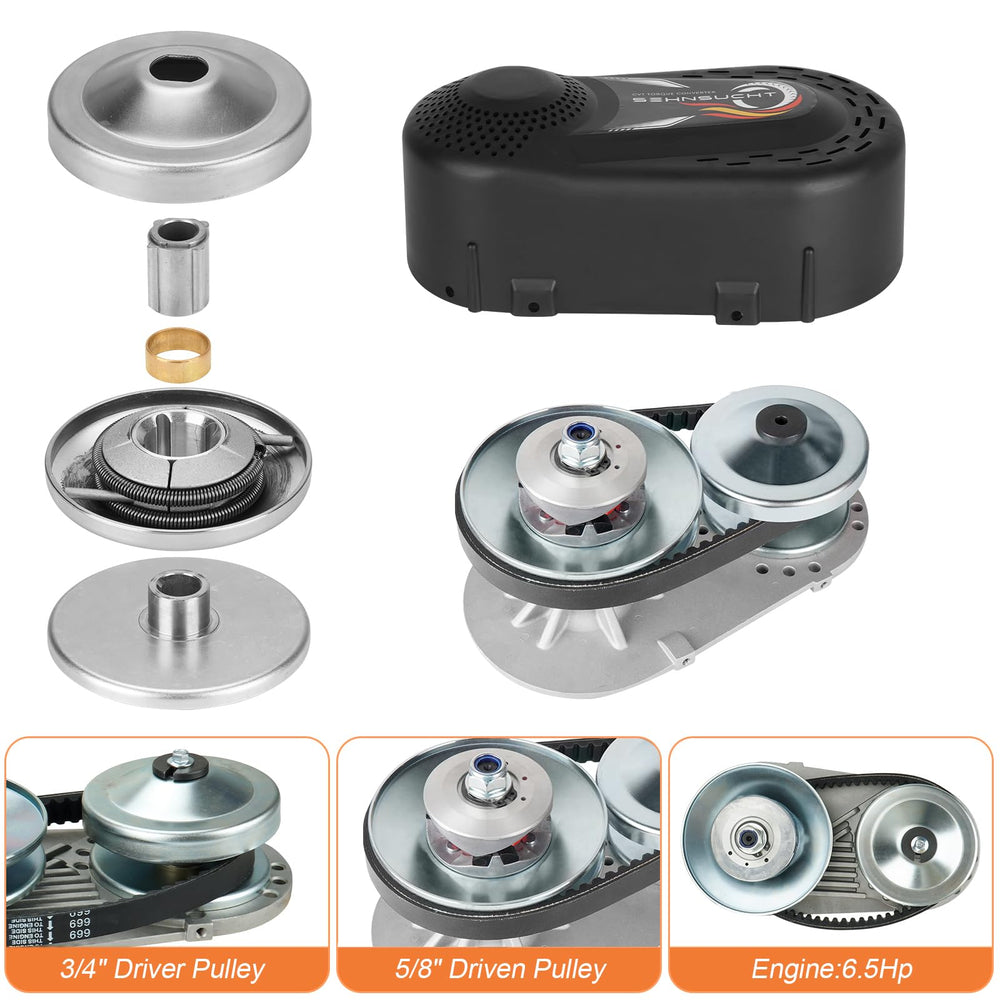 SEHNSUCHT drive belt set 27.76 inches for reliable 6-inch driven alignment.