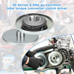 SEHNSUCHT driver pulley installed on crankshaft delivers reliable performance during off-road riding