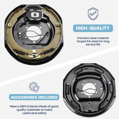 SEHNSUCHT electric brake drum setup emphasizes rugged construction for harsh environments