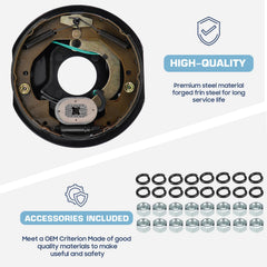 SEHNSUCHT right 10x2-1/4 inch trailer brake for 3,500 lb axles