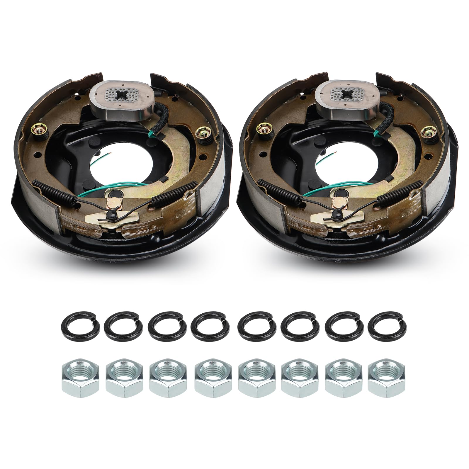 SEHNSUCHT trailer electric brake left 10-inch view highlights precise braking for 3,500-lb trailers