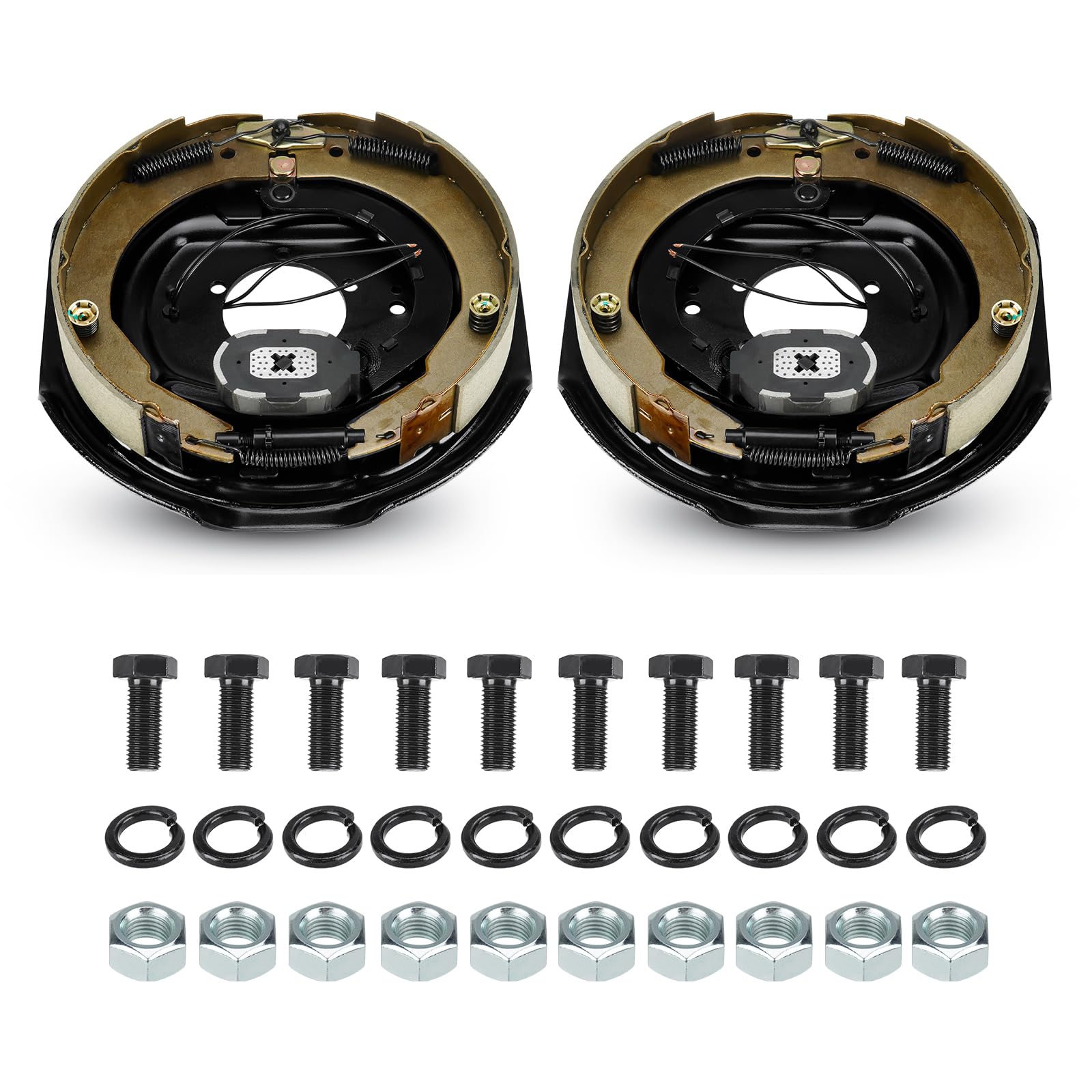 SEHNSUCHT left 12x2 inch electric brake assembly ready for installation with reliable braking response