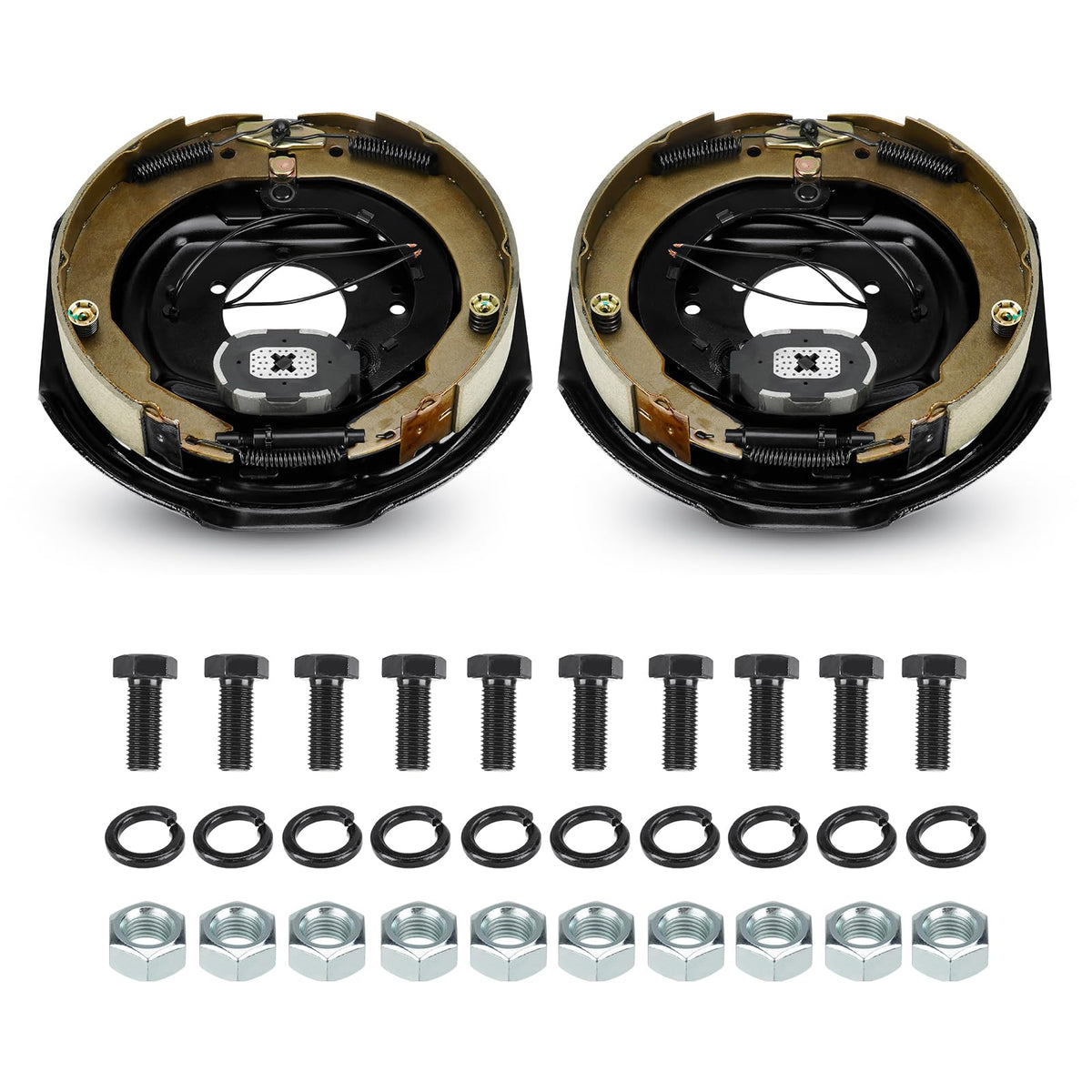 SEHNSUCHT left 12x2 inch electric brake assembly ready for installation with reliable braking response