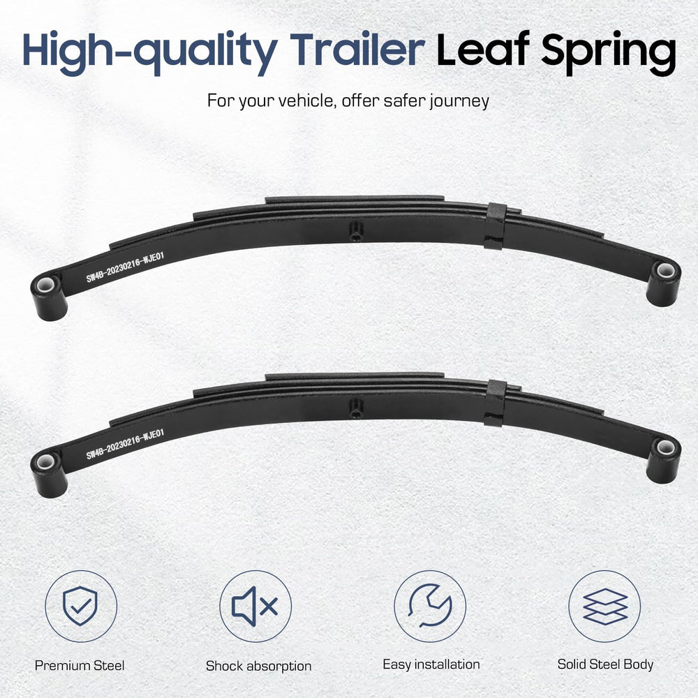 SEHNSUCHT leaf spring eye-to-eye 25-1/4 inches fits standard trailer setups