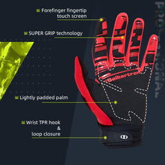 Seibertron gloves are machine washable for easy cleaning after adventures.