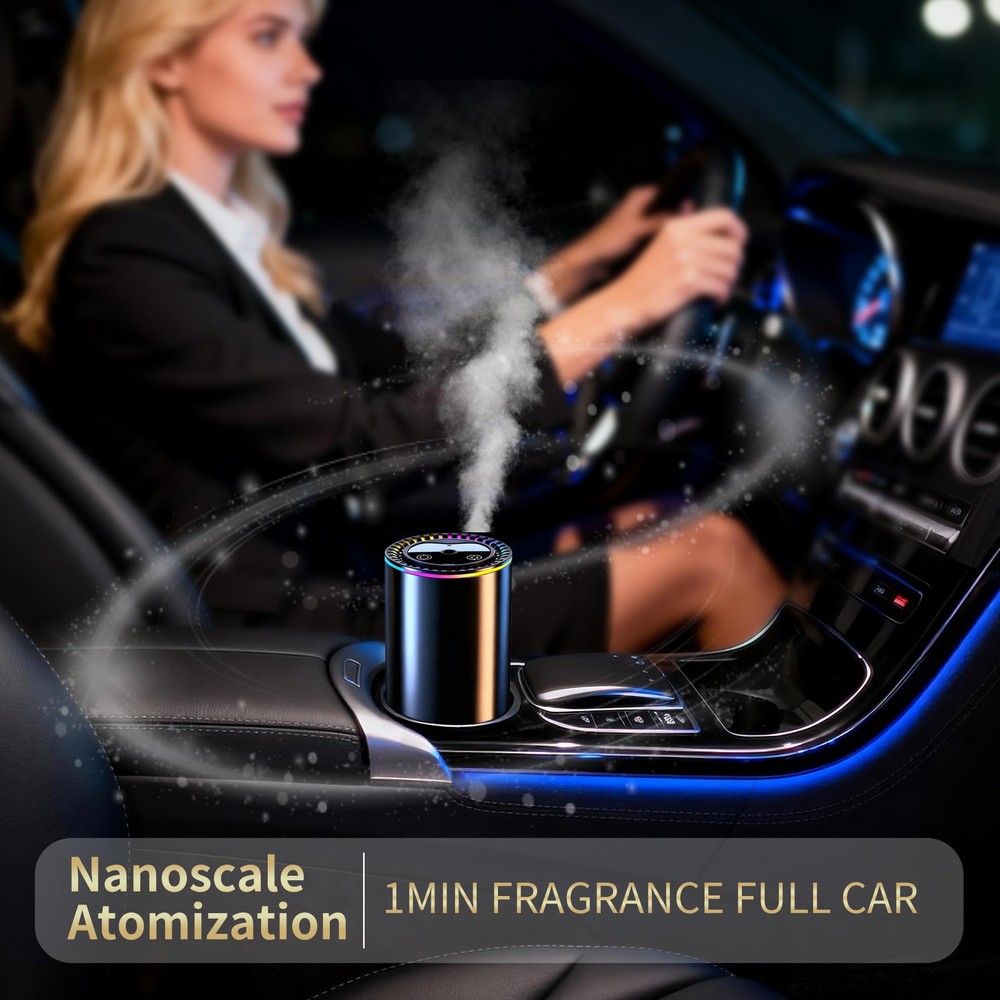 Seiyeje auto on/off sensor diffuser detects car start and stop