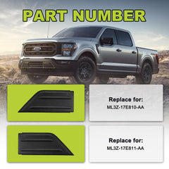 Sejaede bumper guard cover insert, matte black, quick clip-on installation