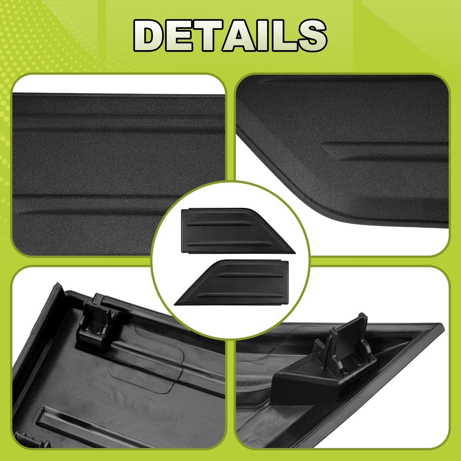 Sejaede front bumper guard installation, matte black, clip-on design
