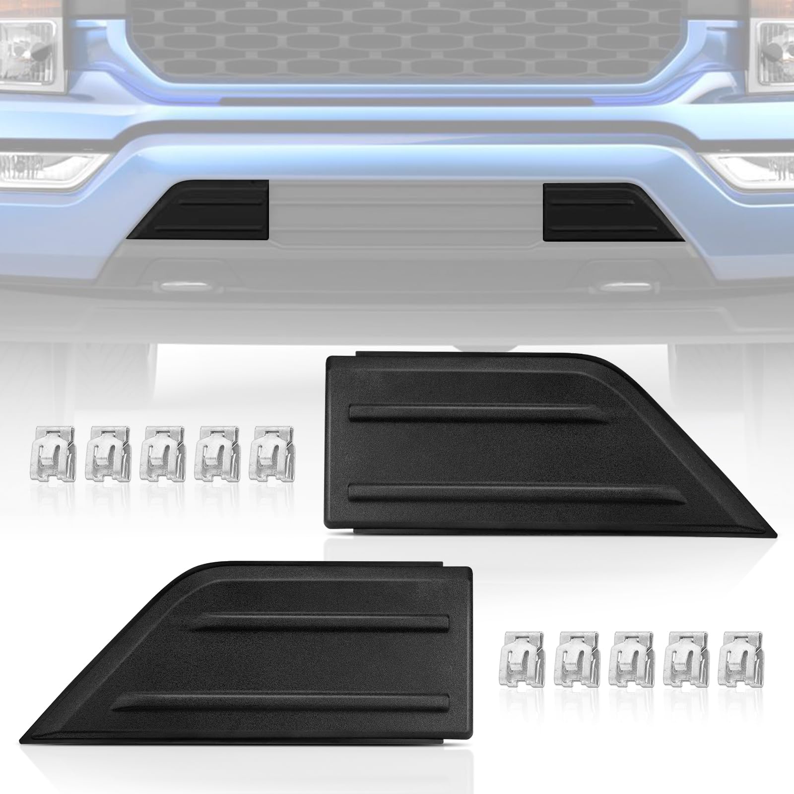 Sejaede F-150 left bumper guard in matte black with a precise OEM-style fit