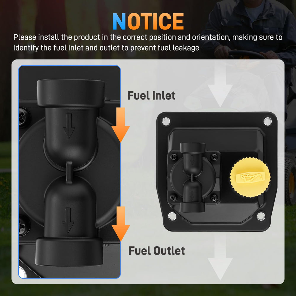 Sejaede fuel hose and fittings included for versatile Kohler engine compatibility.