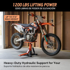 SEKAM dirt bike stand lift pedal enables quick, effortless lifting of bikes.