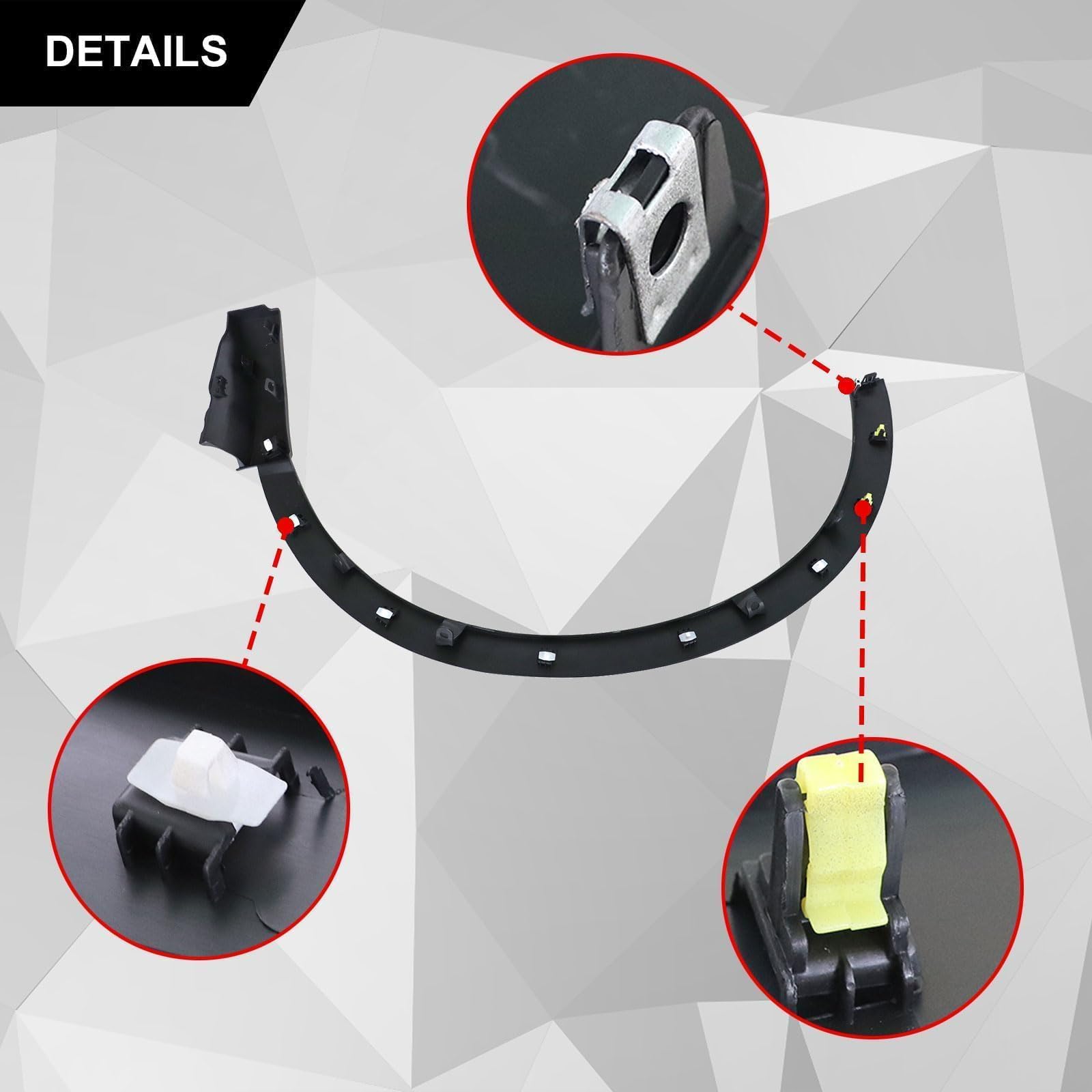 Sekeseauto CR-V front passenger fender molding enhances protection and curb appeal.