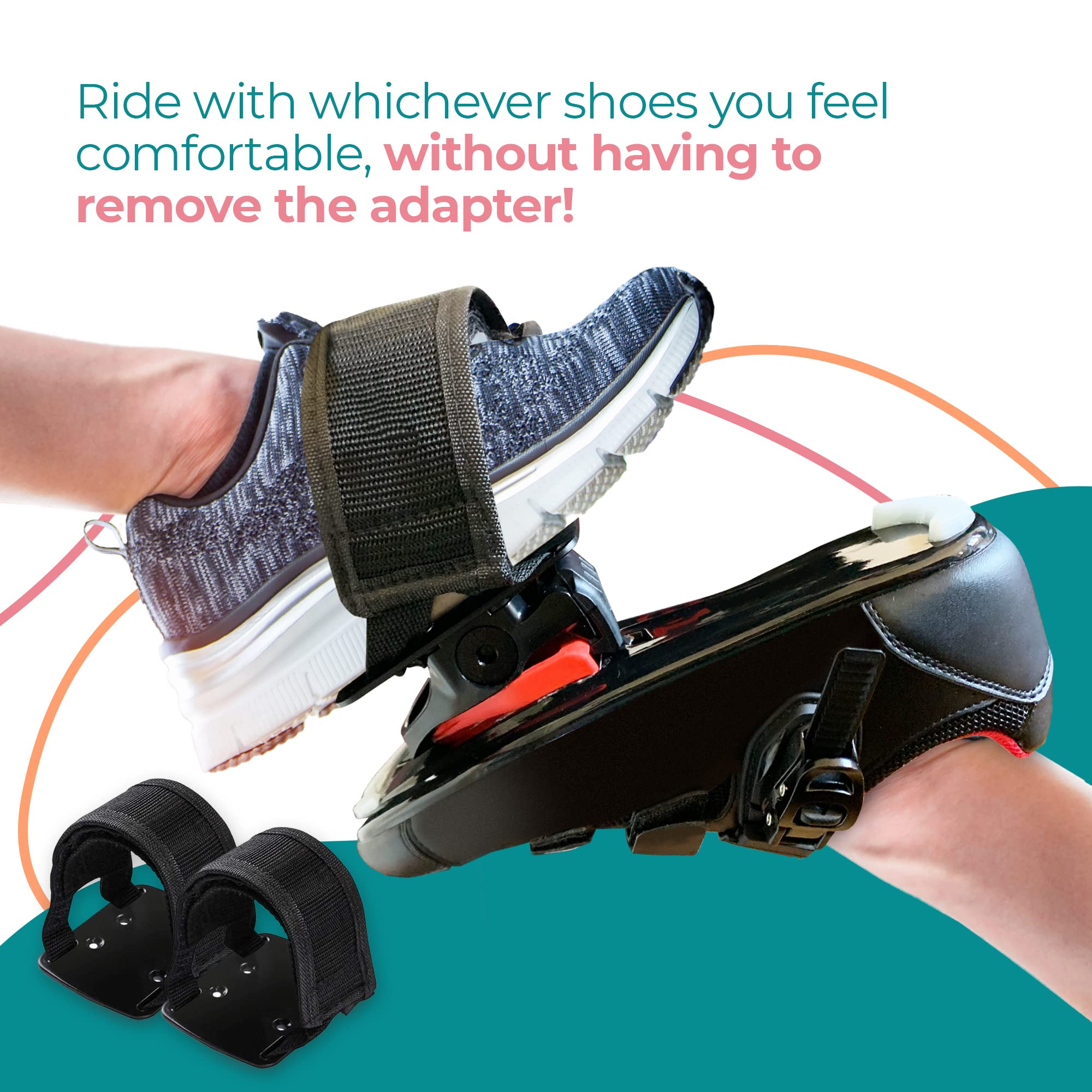 SELINA Look Delta pedal converter supports sneakers without changing pedals