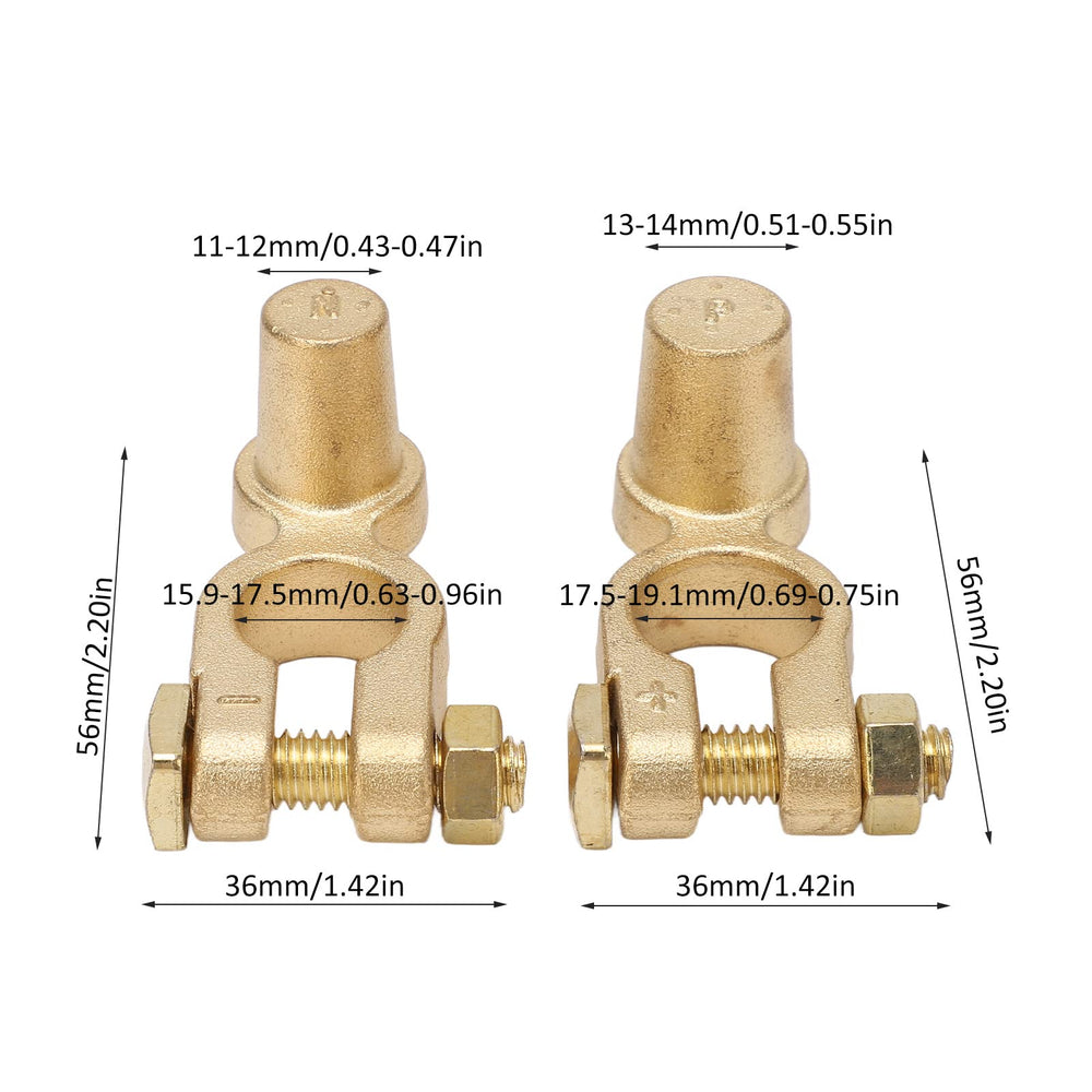 SelWatty positive battery terminal for secure, corrosion-resistant connections.