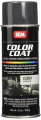 SEM Graphite Color Coat bottle 12 oz for durable surface finish.