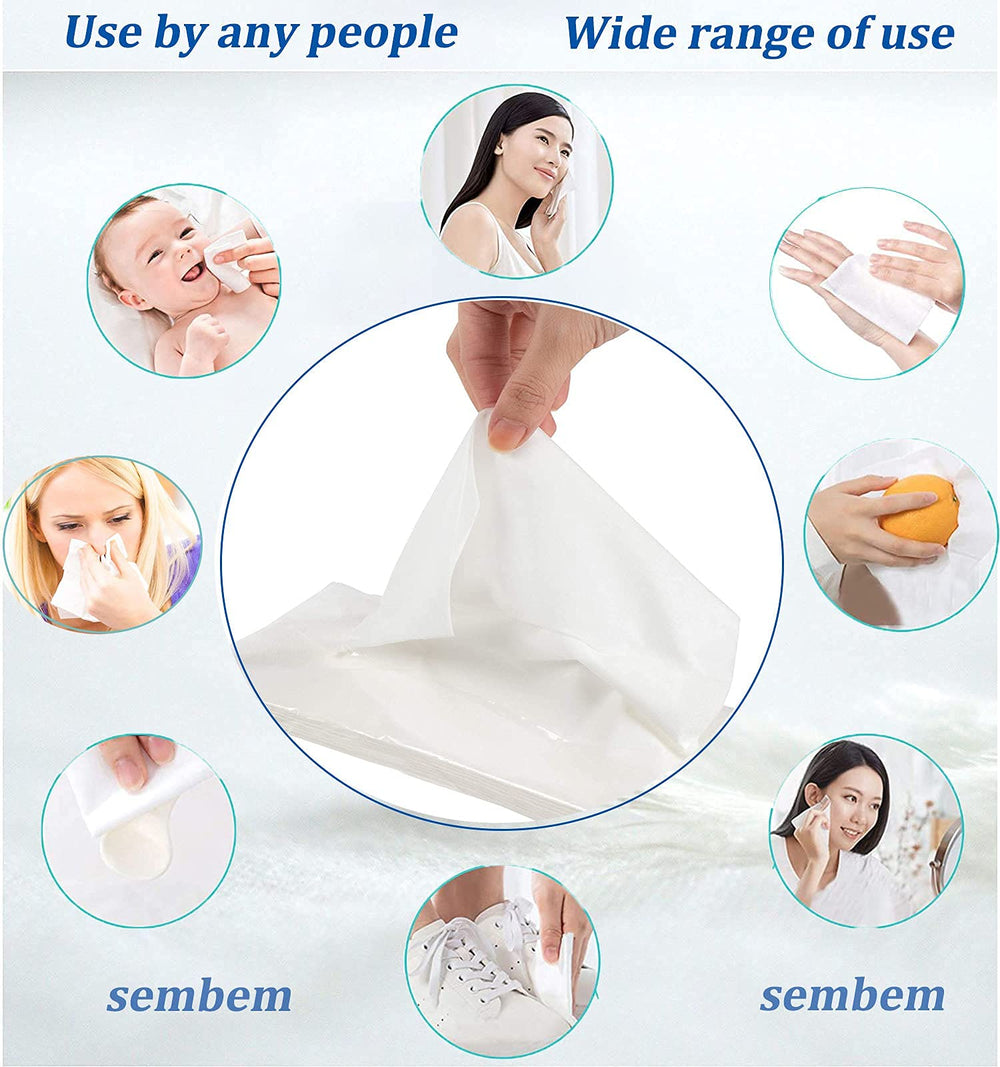 SEMBEM compact tissue refill bundle fits neatly in the visor